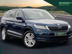 Petrol blue metallic Used 2021 Skoda Kodiaq SE L SUV | £22,243 (A bit pricey)
