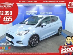 Blue Used 2021 Ford Fiesta ST-Line Hatchback | £12,999 (A bit pricey)