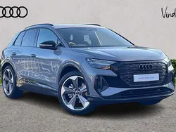 Grey Used 2024 Audi Q4 e-tron Black Edition SUV | £38,400 (Fair price)