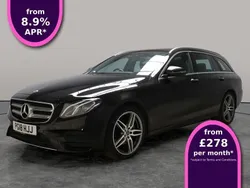 Black Used 2018 Mercedes E220 AMG Line Premium Estate | £17,508 (Good price)