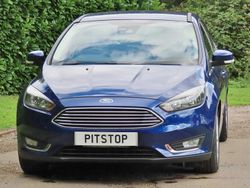 Blue Used 2017 Ford Focus Titanium Hatchback | £9,400 (Fair price)