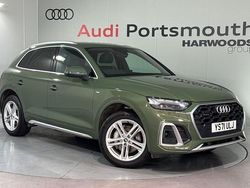 Green Used 2021 Audi Q5 S-Line SUV | £31,690 (Fair price)