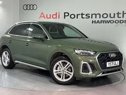 Green Used 2021 Audi Q5 S-Line SUV | £31,690 (Fair price)