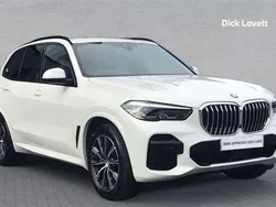 White Used 2022 BMW X5 M Sport SUV | £51,495 (Fair price)