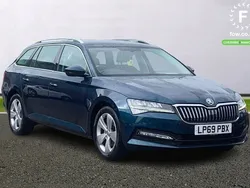 Blue Used 2020 Skoda Superb SE Estate | £15,499 (Good price)