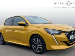Yellow Used 2022 Peugeot 208 Allure Premium Hatchback | £13,153 (Good price)