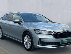 Pebble silver Used 2024 Skoda Superb SE Technology Estate | £26,148 (A bit pricey)