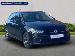 Black Used 2022 VW Polo Life Hatchback | £15,344 (Fair price)