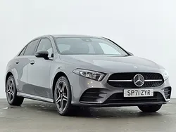 Grey Used 2021 Mercedes A250 AMG line Sedan | £19,298 (Fair price)