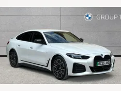 Mineral white New 2025 BMW i4 Shadowline Sedan | £61,995 (Super price)