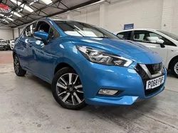 Blue Used 2018 Nissan Micra Acenta Hatchback | £6,490 (Fair price)