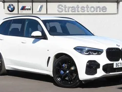 White Used 2021 BMW X5 M Sport SUV | £42,789 (Fair price)