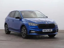 Race blue metallic Used 2025 Skoda Fabia Monte Carlo Hatchback | £19,395 (Expensive)