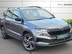Graphite grey metallic Used 2025 Skoda Karoq SportLine SUV | £30,995 (Fair price)