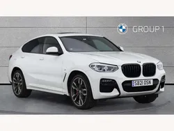 White Used 2021 BMW X4 M Sport SUV | £38,990 (A bit pricey)