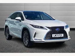 White Used 2021 Lexus RX450h SUV | £37,771 (Expensive)