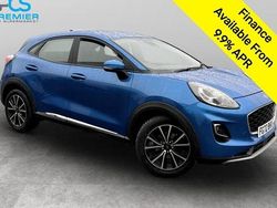Desert island blue (exclusive paint) Used 2022 Ford Puma Titanium SUV | £11,295 (Fair price)