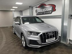 Silver Used 2021 Audi Q7 S-Line SUV | £28,495 (Fair price)