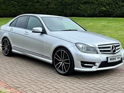 Silver Used 2014 Mercedes C250 AMG Sedan | £8,750 (Good price)