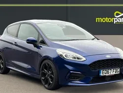 Deep impact blue Used 2017 Ford Fiesta ST-Line Hatchback | £8,200 (Fair price)