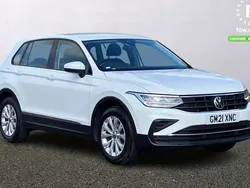 White Used 2021 VW Tiguan SUV | £16,099 (Fair price)