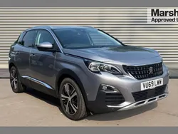 Grey Used 2019 Peugeot 3008 Allure SUV | £13,929 (Fair price)