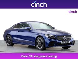 Blue Used 2020 Mercedes C200 AMG line Coupe | £18,899 (Fair price)