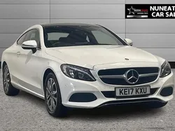 White Used 2017 Mercedes C200 Premium Plus Coupe | £15,000 (Fair price)