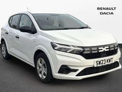 White Used 2023 Dacia Sandero Essentiel Hatchback | £10,300 (Good price)