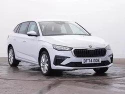 Moon white metallic Used 2024 Skoda Scala SE L Hatchback | £19,495 (Fair price)