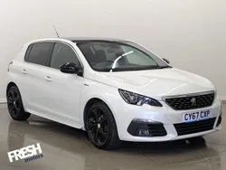 White Used 2018 Peugeot 308 GT-line Hatchback | £7,890 (Fair price)
