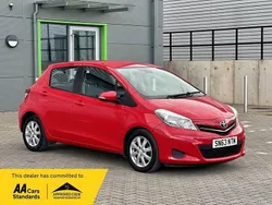 Red Used 2013 Toyota Yaris Hatchback | £4,275 (Fair price)