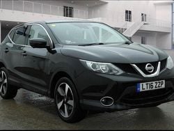 Black Used 2016 Nissan Qashqai N-TEC SUV | £8,940 (Good price)
