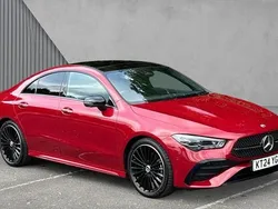 Red Used 2024 Mercedes CLA200 AMG Line Premium Plus Sedan | £32,794 (Fair price)