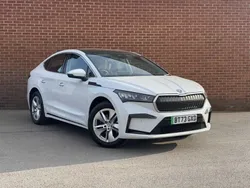 Moon white Used 2023 Skoda Enyaq iV ecoSuite SUV | £26,890 (Fair price)