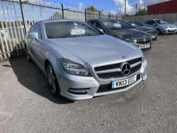 Silver Used 2013 Mercedes CLS350 AMG Sedan | £9,295 (Fair price)