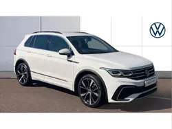 White Used 2021 VW Tiguan R-line SUV | £25,754 (Fair price)