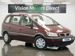 Red Used 2004 Vauxhall Zafira Design Edition MPV | £1,980 (Expensive)