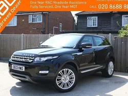 Black Used 2013 Land Rover Range Rover evoque Prestige Hatchback | £8,295 (Good price)