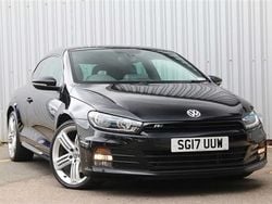 Black Used 2017 VW Scirocco R-line Coupe | £12,590 (Fair price)