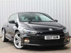 Black Used 2017 VW Scirocco R-line Coupe | £12,590 (Fair price)