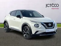 White Used 2021 Nissan Juke Tekna+ SUV | £17,313 (Fair price)