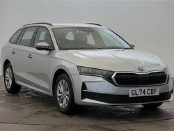Brilliant silver metallic Used 2024 Skoda Octavia SE Technology Estate | £22,000 (A bit pricey)