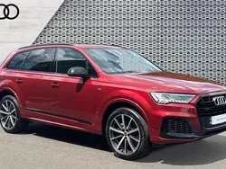 Red Used 2021 Audi Q7 Black Edition SUV | £34,305 (Good price)