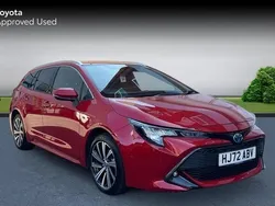 Red Used 2022 Toyota Corolla Design Estate | £21,140 (Fair price)