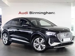 Black Used 2024 Audi Q4 e-tron S-Line SUV | £34,490