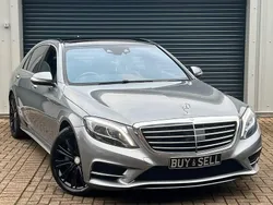 Silver Used 2014 Mercedes S500L AMG line Sedan | £16,995