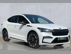 White New 2025 Skoda Enyaq iV SportlinePlus SUV | £34,450 (Fair price)