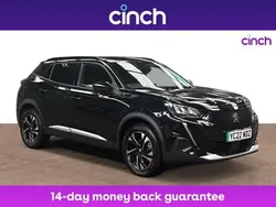 Black Used 2022 Peugeot e-2008 Allure Premium SUV | £13,249 (Fair price)
