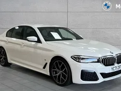 Alpine white Used 2021 BMW 520 M Sport Sedan | £27,755 (Fair price)
